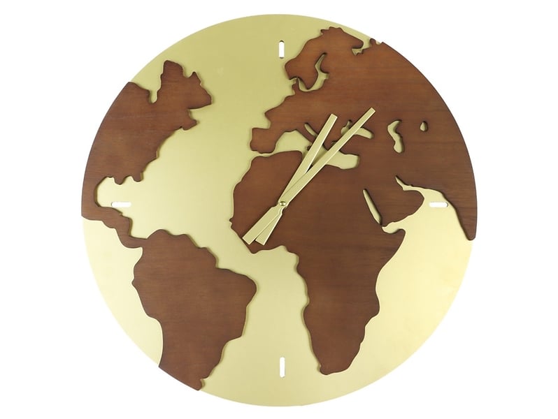 Zegar ścienny metalowy World