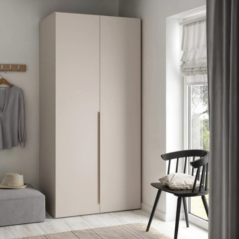 Szafa dwudrzwiowa Flex 100 cm w kolorze kaszmir