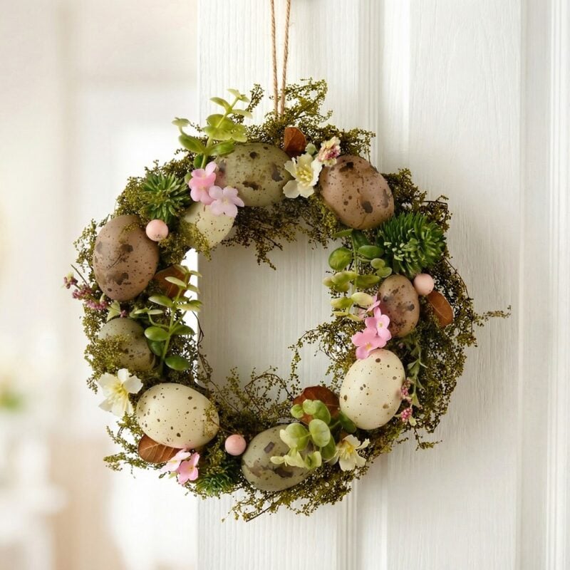 Wianek dekoracyjny - aranżacja wielkanocna
