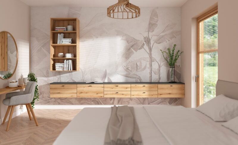 Meble z kolekcji System 64 - aranżacja sypialni