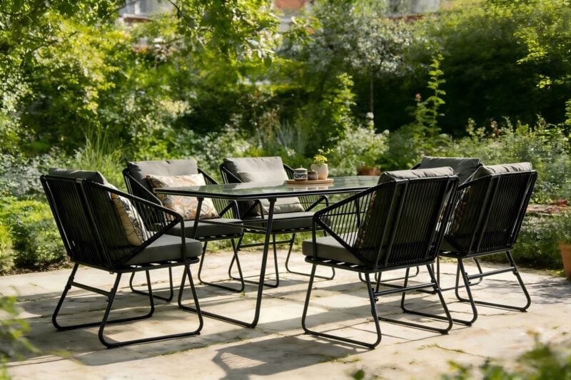 Zestaw mebli ogrodowych stalowych MATHI