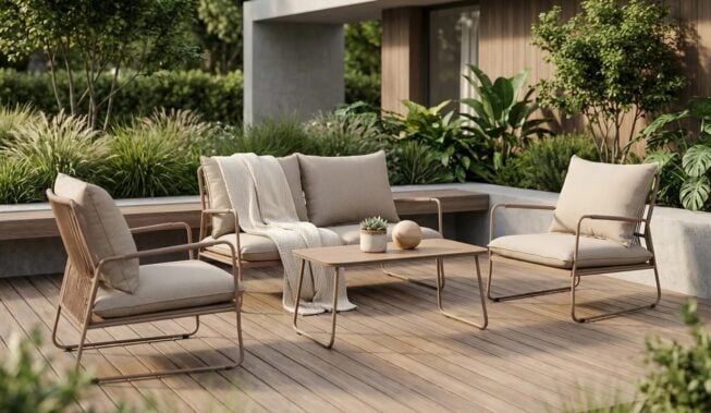 Jak wybrać meble na taras, żeby stworzyć wygodną strefę relaksu? Sprawdź podpowiedzi od BRW! | czytaj na blogu BRW