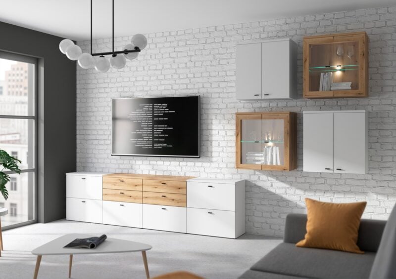 Meble z kolekcji System 64 - aranżacja pokoju dziennego