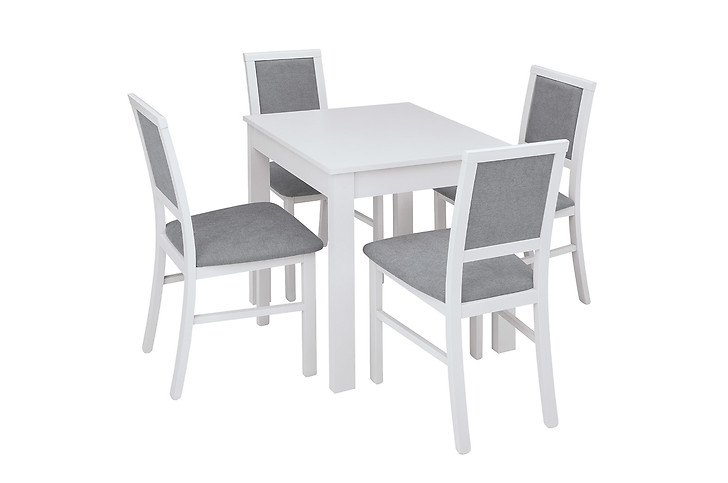 Stół Bryk Mini biały alpejski + krzesło Robi
