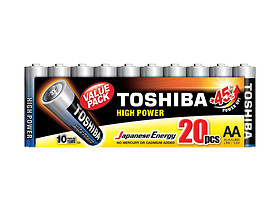 alkaiczne baterie AA LR06 Toshiba