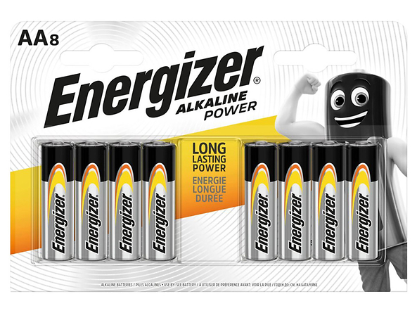 Baterie alkaliczne Energizer AA 8szt., 169824