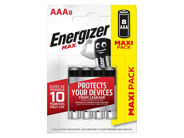 Baterie alkaliczne Energizer AAA 8szt., 169914