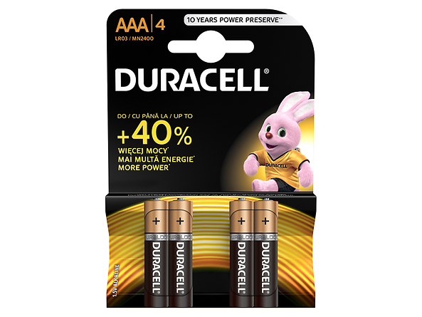 baterie Duracell Basic AAA/LR03, 46524