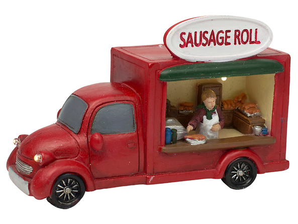 figurka mini LED food truck z hot-dogami, 166490