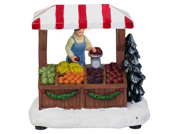 figurka mini LED stoisko z owocami, 166496