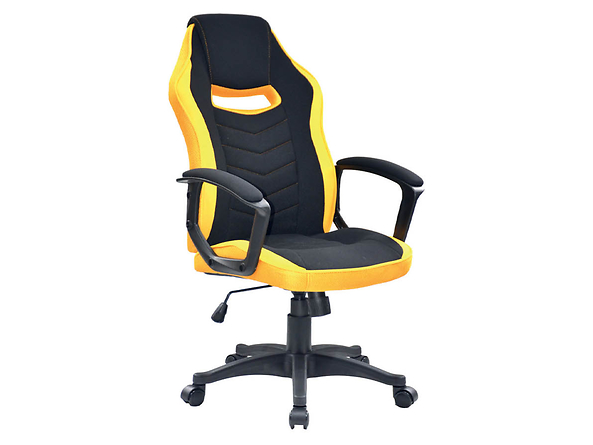 fotel gabinetowy czarno-żółty Camaro, 134452