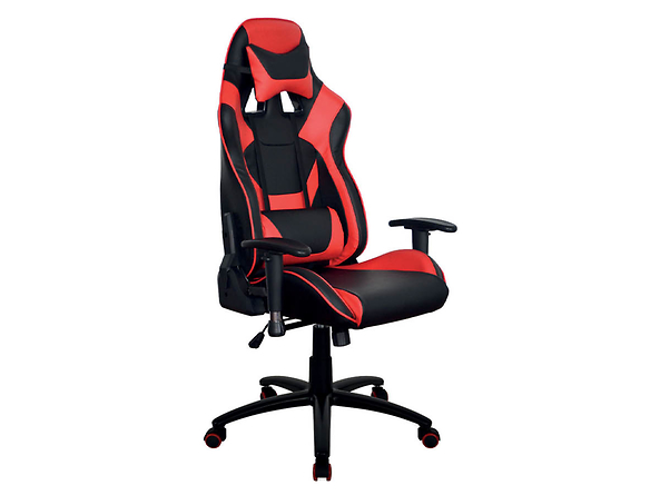 fotel gamingowy czarno-czerwony Supra, 134435