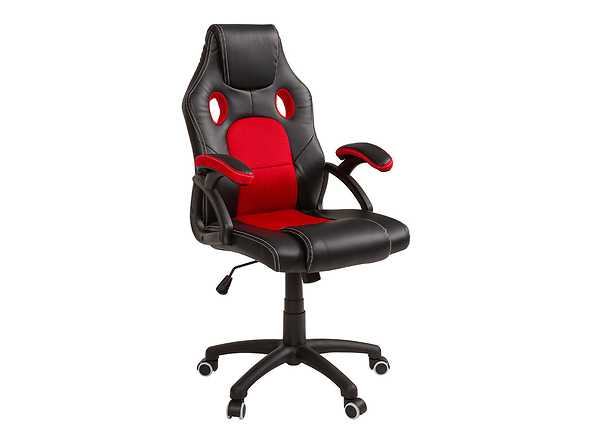 fotel gamingowy czerwono-czarny Prosper, 128390
