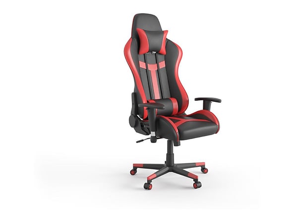 fotel gamingowy czerwono-czarny Velo, 133908