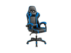 fotel gamingowy niebiesko-czarny Prostar