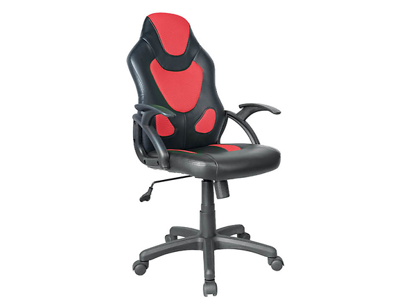 fotel obrotowy czarno-czerwony Q-100, 134490