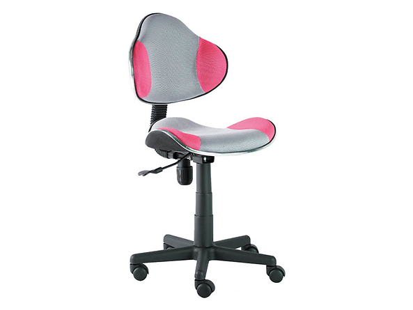 fotel obrotowy różowo-szary Q-G2, 134535