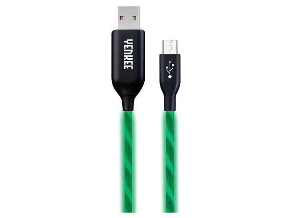 kabel synchronizacyjny i zasilający Micro USB LED Yenkee, 108176