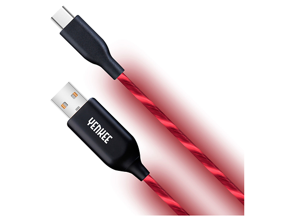kabel synchronizacyjny i zasilający USB-C LED Yenkee, 108205