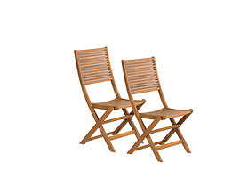 komplet składanych krzeseł ogrodowych 4012 T brązowe