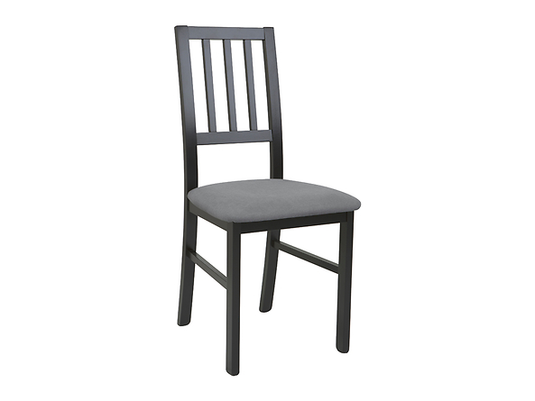 krzesło Asti 2, Tkanina Soro 97 Grey, Wybarwienie drewna czarny, 136884