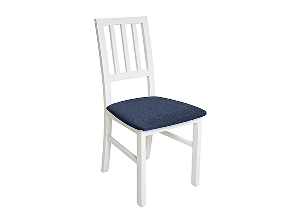 krzesło Asti 2, Wybarwienie drewna biały ciepły, Tkanina Soro 76 Blue, 151194