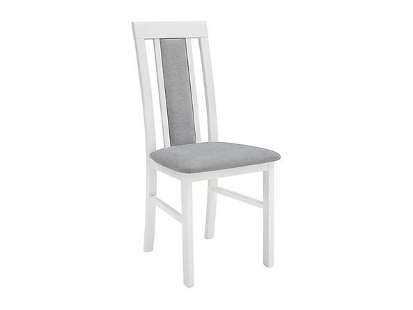 krzesło Belia, Wybarwienie drewna biały ciepły, Tkanina Adel 6 Grey, 135952