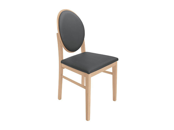 krzesło Bernardin, Wybarwienie drewna dąb naturalny, Tkanina Madryt 995 Grey, 135727