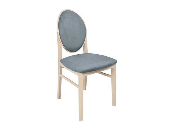 krzesło Bernardin, Wybarwienie drewna dąb sonoma, Tkanina Granada 2725 Grey, 135725