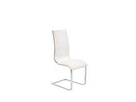 krzesło biały/sklejka dąb sonoma K-104