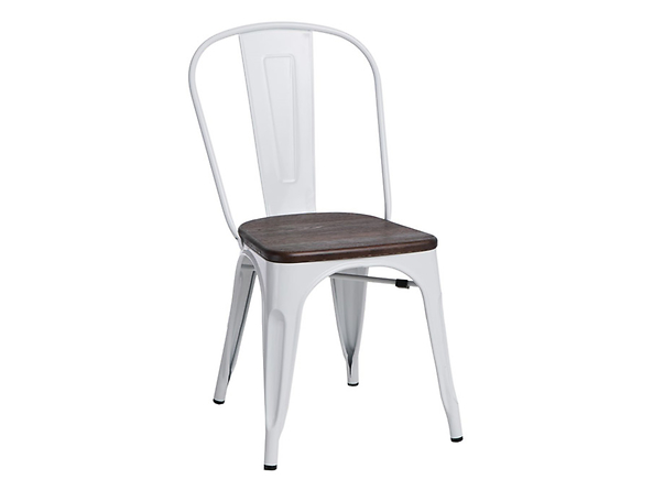 krzesło biały/sosna szczotkowana Paris Wood, 145434