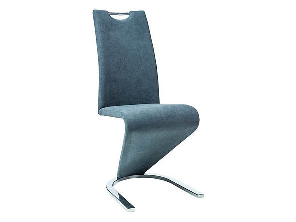 krzesło chrom grafit H-090, 136679