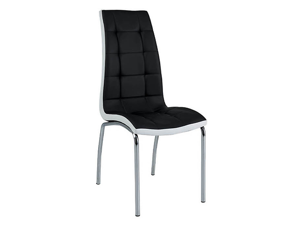 krzesło czarny/biały H-104, 136145