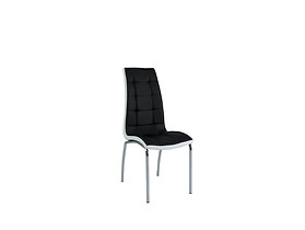 krzesło czarny/biały H-104