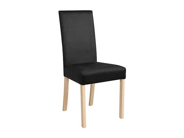 krzesło czarny Campel, Wybarwienie drewna dąb sonoma, Tkanina Solar 99 Black, 133041