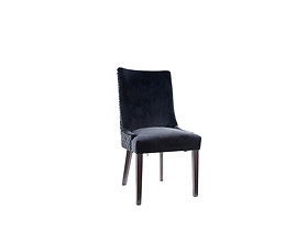 krzesło czarny Leon