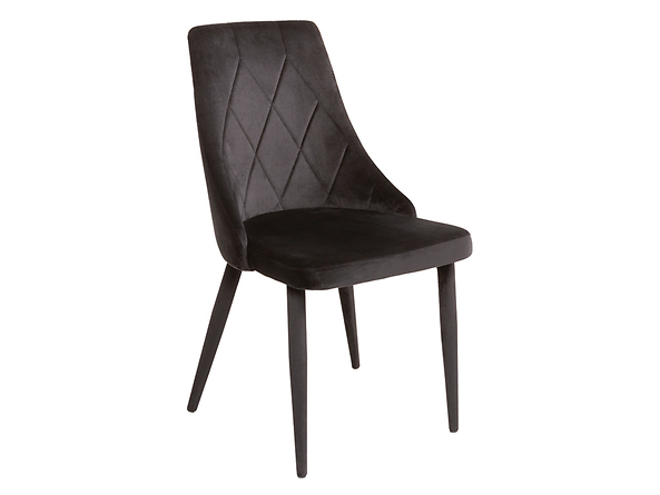 krzesło czarny (nogi tapicerowane) Alvar, 136752