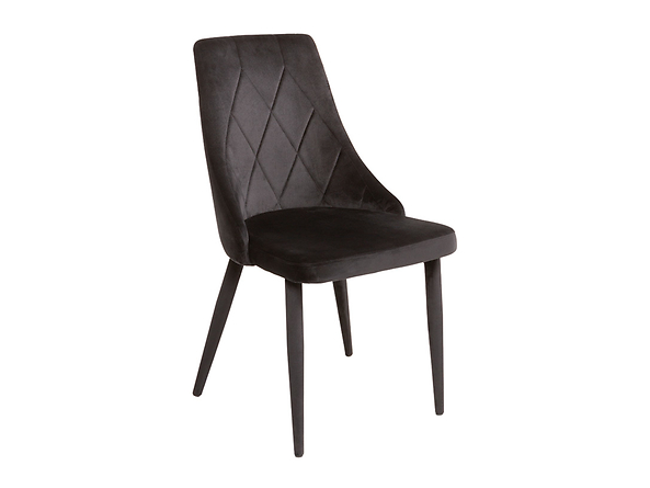 krzesło czarny (nogi tapicerowane) Alvar, 136752