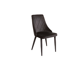 krzesło czarny (nogi tapicerowane) Alvar