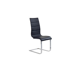 krzesło czarny/sklejka biała K-104
