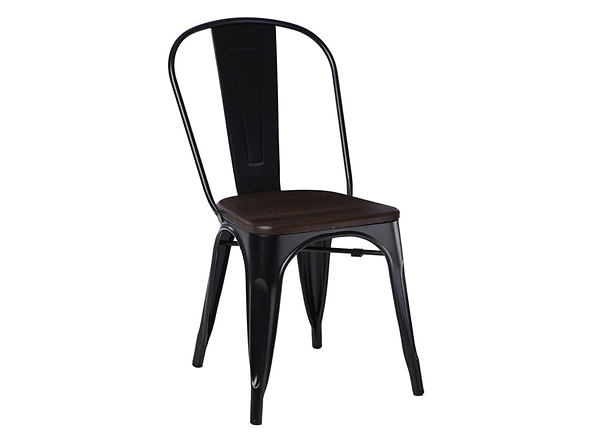 krzesło czarny/sosna szczotkowana Paris Wood, 145445