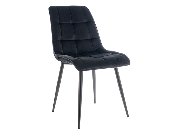 krzesło czarny velvet Chic, 168163