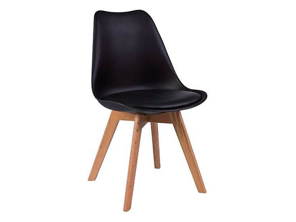 krzesło dąb/czarny Kris, 136109