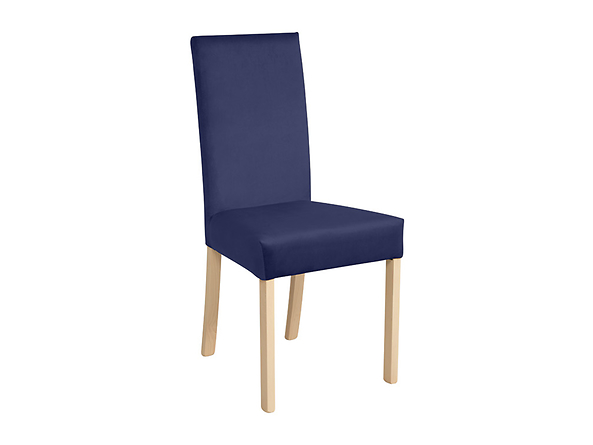 krzesło granatowy Campel, Wybarwienie drewna dąb sonoma, Tkanina Rain 22 Blue, 133057