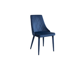 krzesło granatowy (nogi tapicerowane) Alvar
