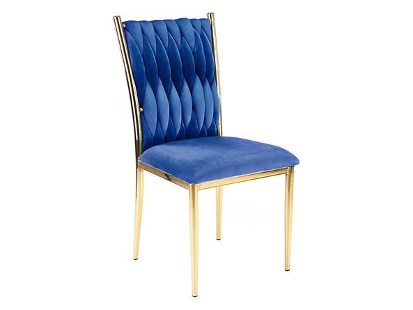 krzesło granatowy/złoty K-436, 167408