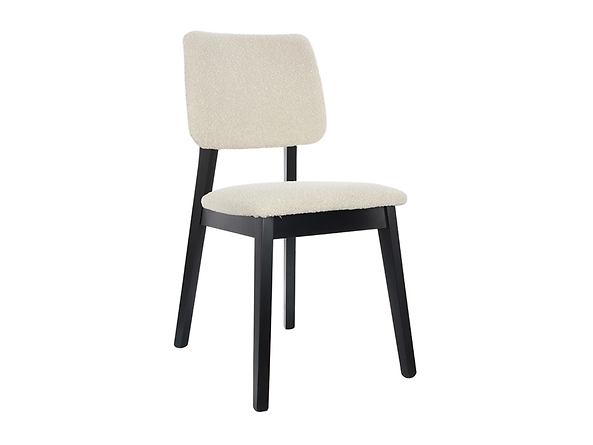 krzesło Keila, Wybarwienie drewna czarny, Tkanina Baloo 2074 beige, 169487