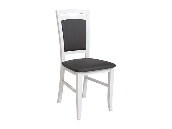 krzesło Liza, Wybarwienie drewna biały ciepły, Tkanina Madryt 995 Grey, 135526