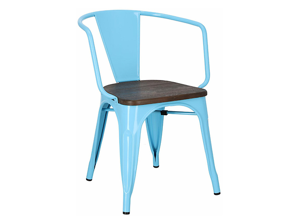 krzesło niebieski/sosna szczotkowana Paris Arma Wood, 152249