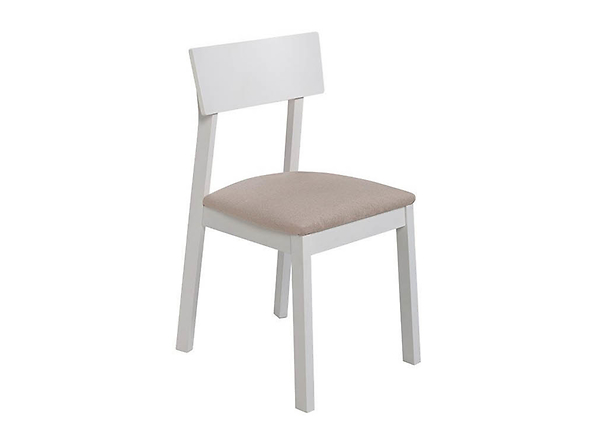 krzesło Nina 2, Wybarwienie drewna biały ciepły, Tkanina Milton New 03, 135898